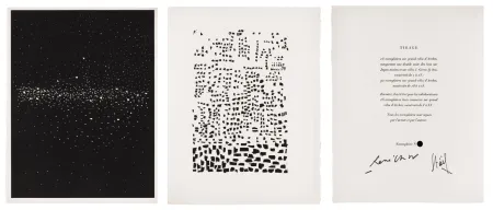 挿絵入り本 De Stael - René Char. POÈMES. 14 bois originaux à pleine page (1952)