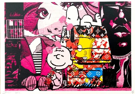 デジタル版画 Death Nyc - Bart Graffiti