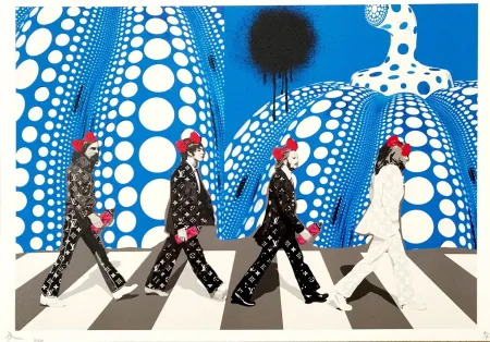 デジタル版画 Death Nyc - Beatles Blue