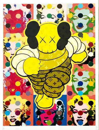 デジタル版画 Death Nyc - Kaws Marilyn