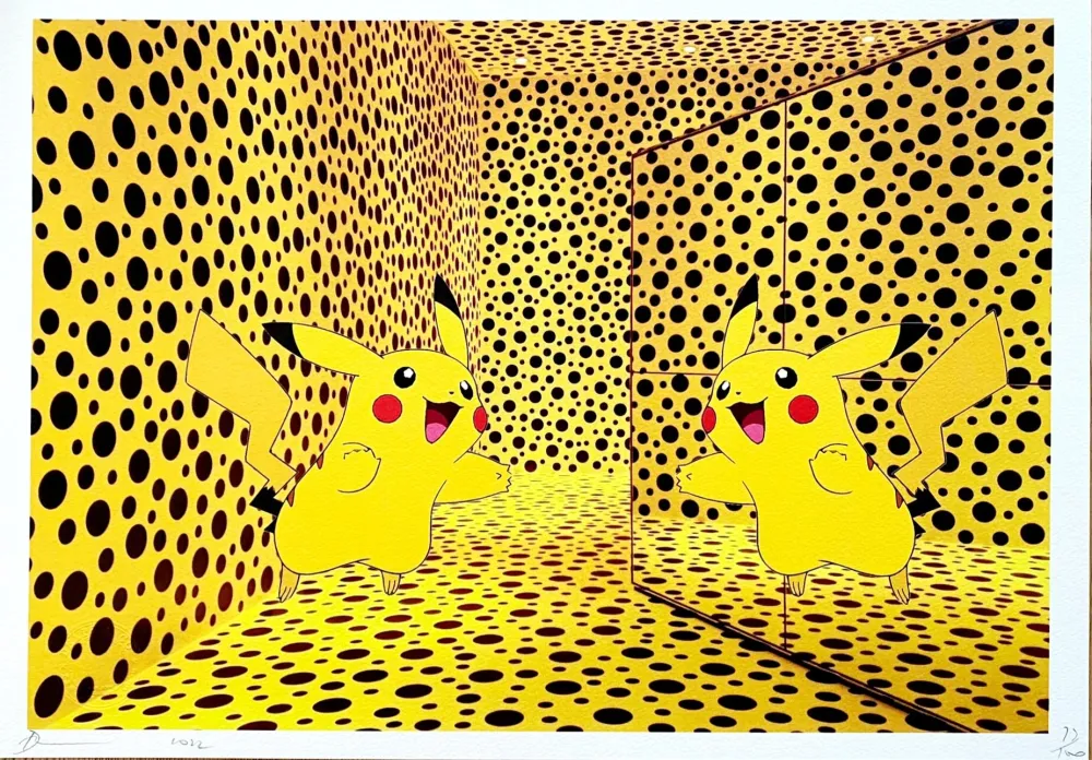 デジタル版画 Death Nyc - Pikachu