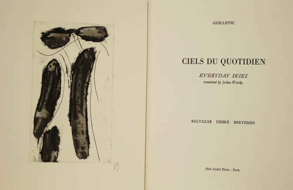 挿絵入り本 Debré - Ciels du quotidien