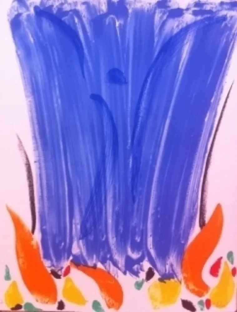 リトグラフ Debré - Composition abstrait