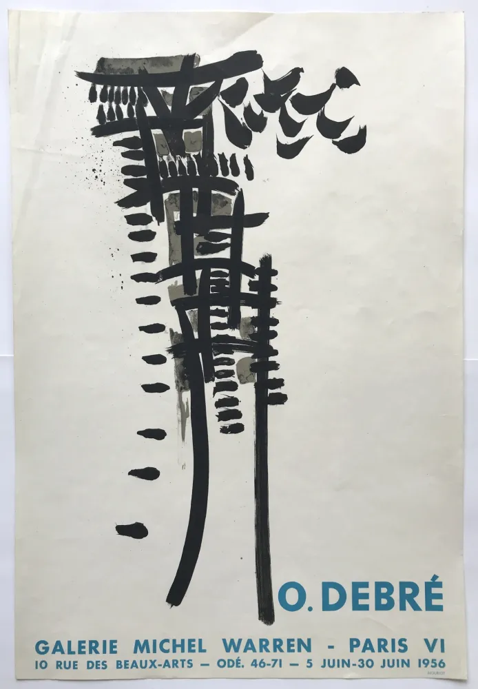 掲示 Debré -  Galerie Michel Warren