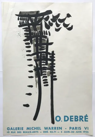 掲示 Debré -  Galerie Michel Warren