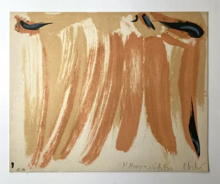 リトグラフ Debré - Lithographie, 1984.