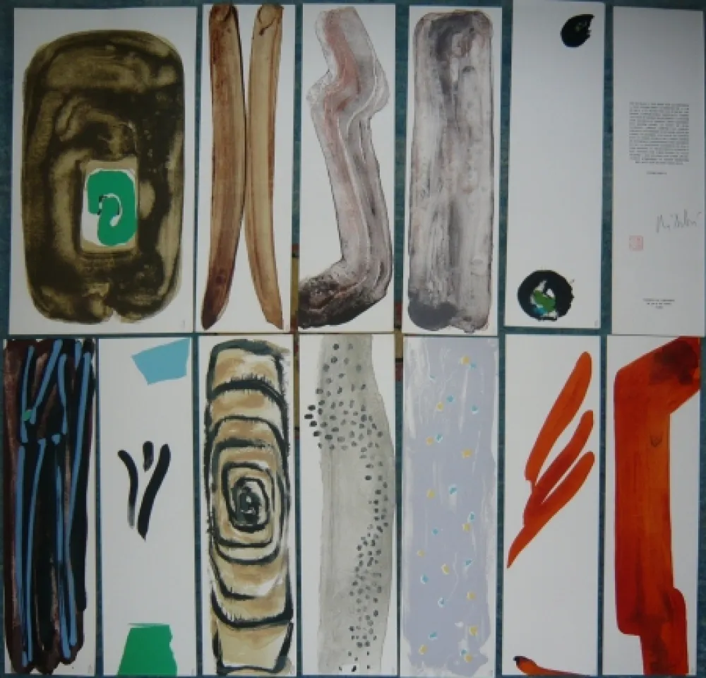 リトグラフ Debré - MU TEI - 13 lithographies signées