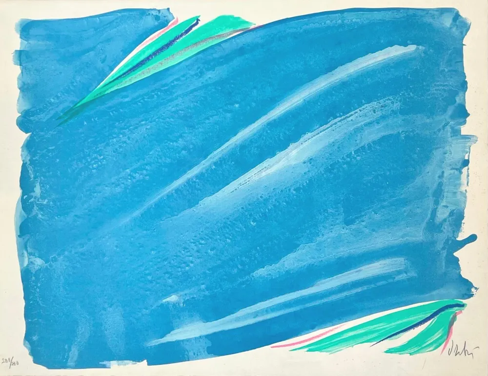 リトグラフ Debré - Signe-Paysage 