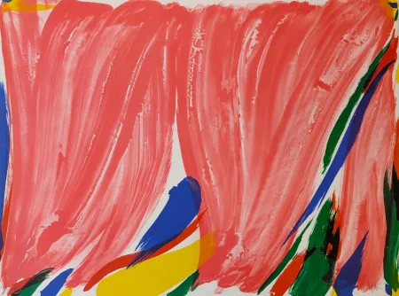 リトグラフ Debré - Signe-paysage 