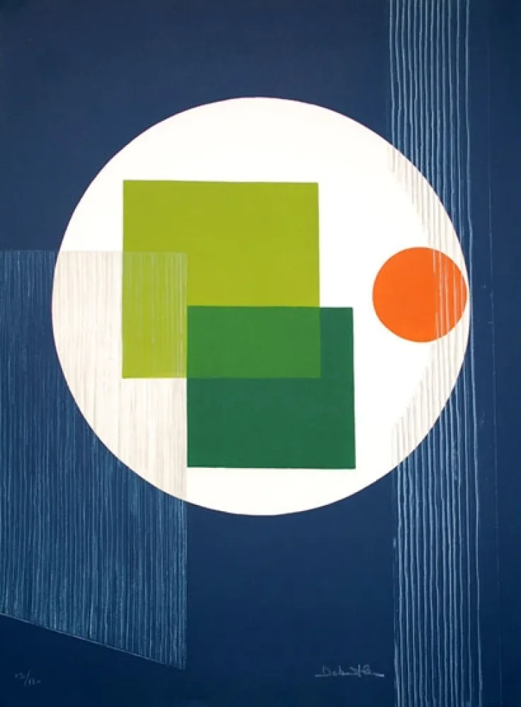 エッチング Debutler - Composition Bleu