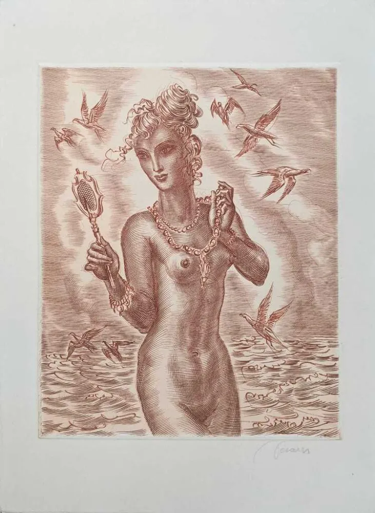 エッチング Decaris - Vénus