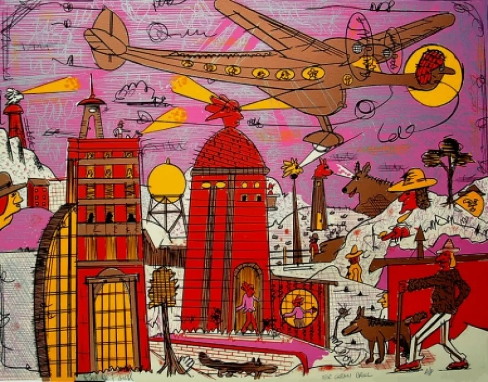 リトグラフ Deforest - Story of Flight II