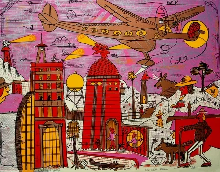 リトグラフ Deforest - Story of Flight II