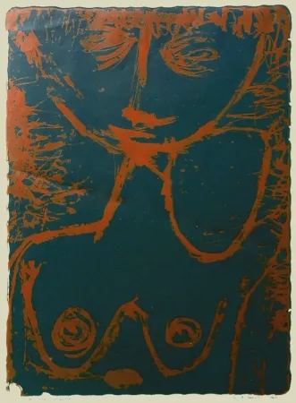 リトグラフ Deforest - The Young Spinster