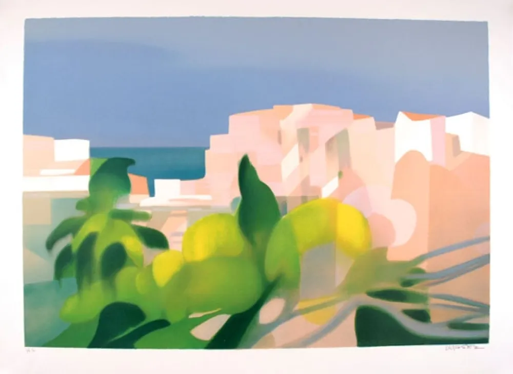 リトグラフ Defossez - 