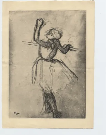 エッチングと　アクチアント Degas - Danseuse (étude, vers 1878)