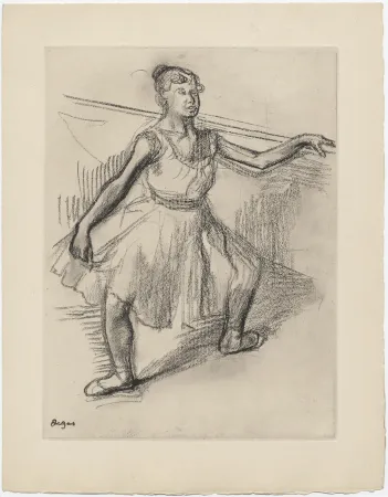 エッチング Degas - Danseuse (étude, vers 1878)