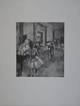 木版 Degas - La classe de Danse