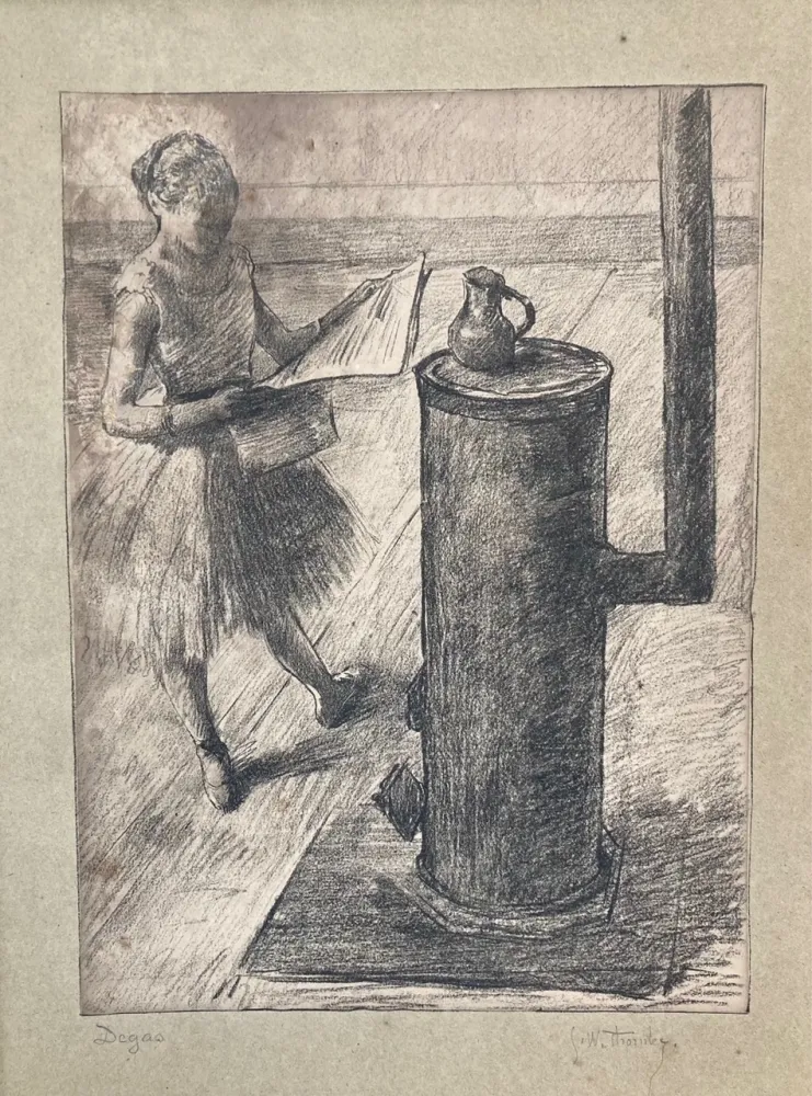 リトグラフ Degas - Quinze lithographies