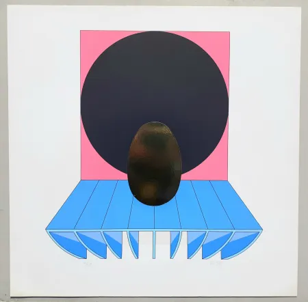 シルクスクリーン Del Pezzo - Composizione