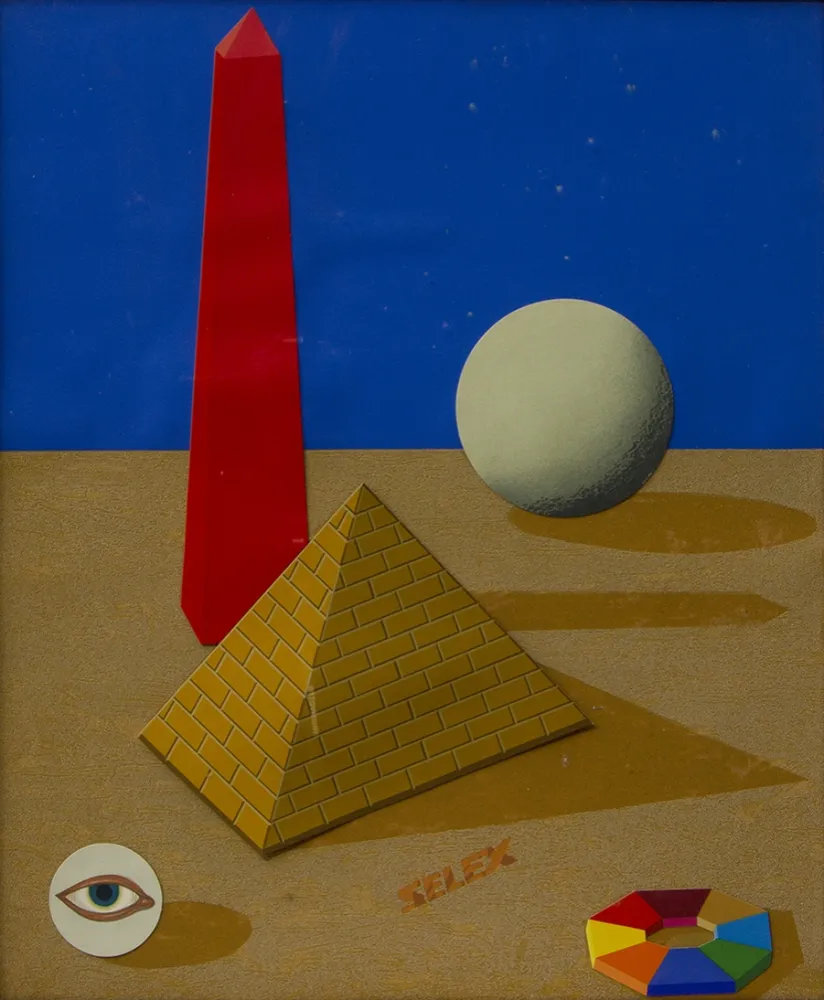 シルクスクリーン Del Pezzo - SENZA TITOLO