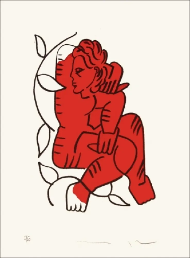 リトグラフ Del Re - Chine