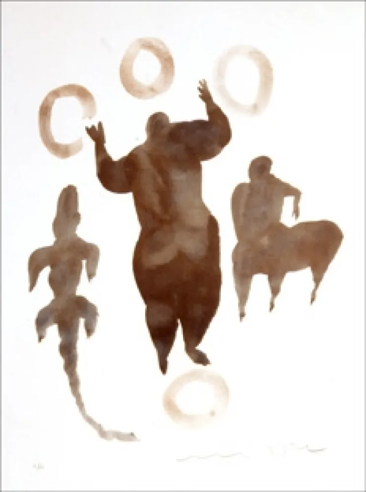 リトグラフ Del Re - Cirque