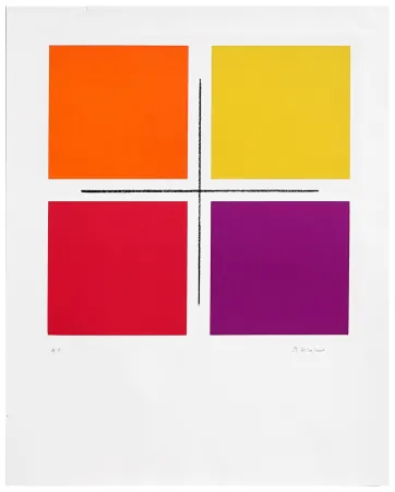 シルクスクリーン Delahaut - Sans titre