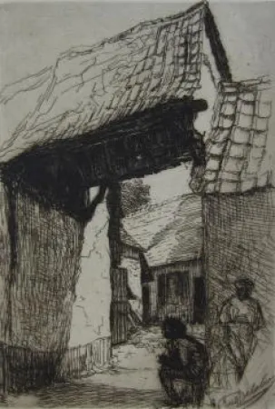 彫版 Delatre - Dessous de porte