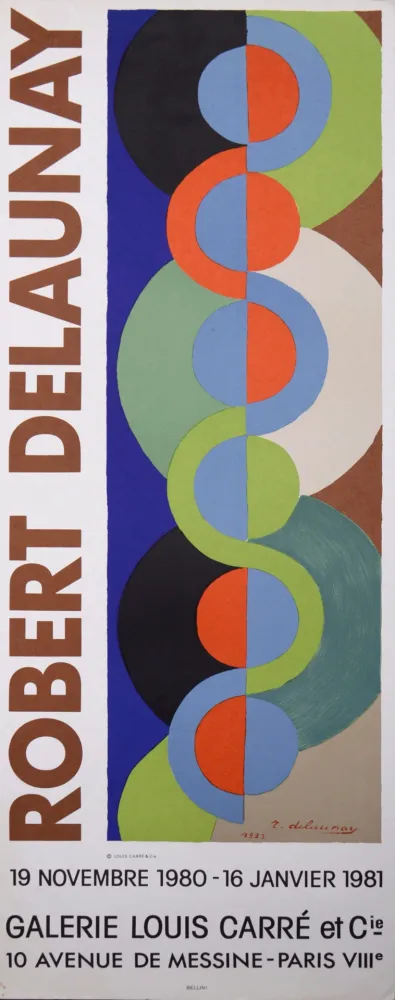 リトグラフ Delaunay - (After) Rythme, 1980