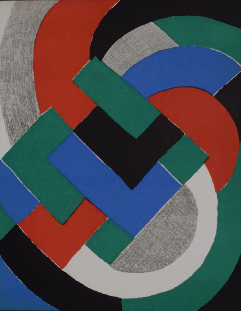 リトグラフ Delaunay - Composition, 1969