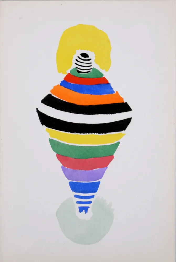 ステンシル Delaunay - Costumes (E), 1969