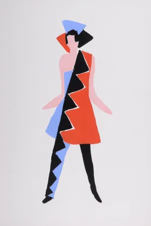 ステンシル Delaunay - Costumes (I), 1969