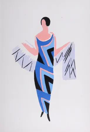 ステンシル Delaunay - Costumes (M), 1969