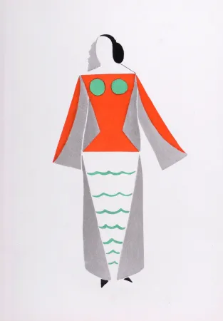 ステンシル Delaunay - Costumes (W), 1969