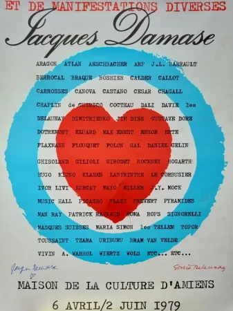 リトグラフ Delaunay - Delaunay Sonia affiche originale, 1979, Hand signed/Jacques Damase signature/Art abstrait/Abstract