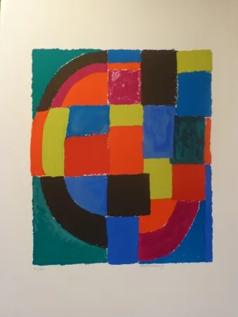 リトグラフ Delaunay - Guépard 