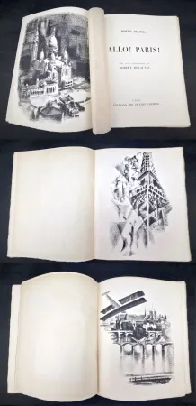 挿絵入り本 Delaunay - J. Delteil. ALLÔ ! PARIS ! avec 20 lithographies par Robert Delaunay (1929)