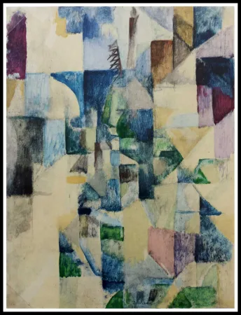 ステンシル Delaunay - LA FENETRE N°2