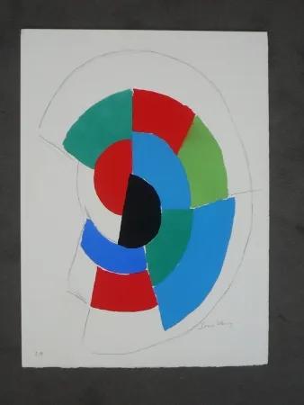 ステンシル Delaunay - Les  illumination de Rimbaud