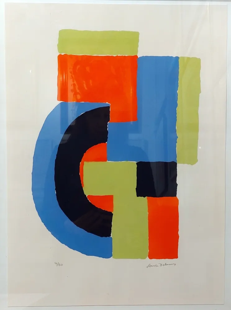 ステンシル Delaunay - Les illuminations de Rimbaud 