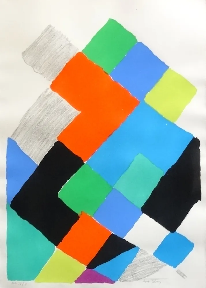 ステンシル Delaunay - Les illuminations de Rimbaud