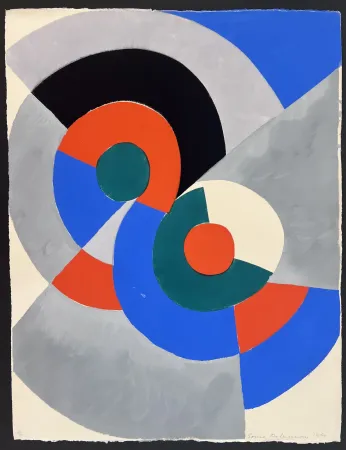 ステンシル Delaunay - Poésie de Mots, Poésie de Couleurs 