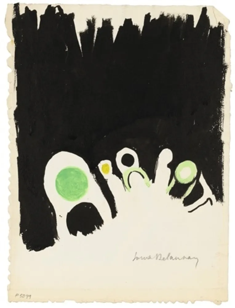 技術的なありません Delaunay - Projet pour la revue allemande Der Ararat 