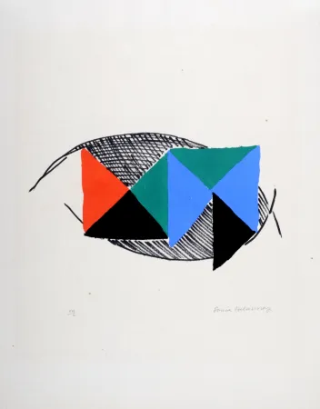 リトグラフ Delaunay - Rythmes, 1966 - Hand-signed