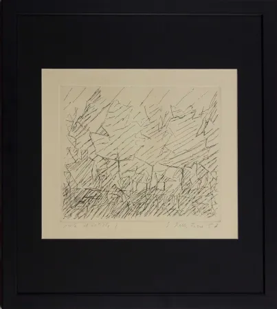 エッチング Della Torre - Alberi in Lombardia