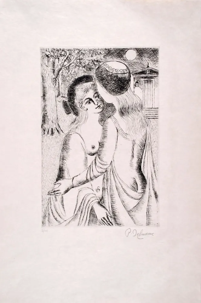 エッチング Delvaux - Douce Nuit