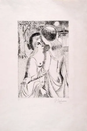 エッチング Delvaux - Douce Nuit