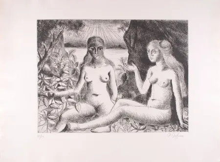 エッチング Delvaux - La Dispute