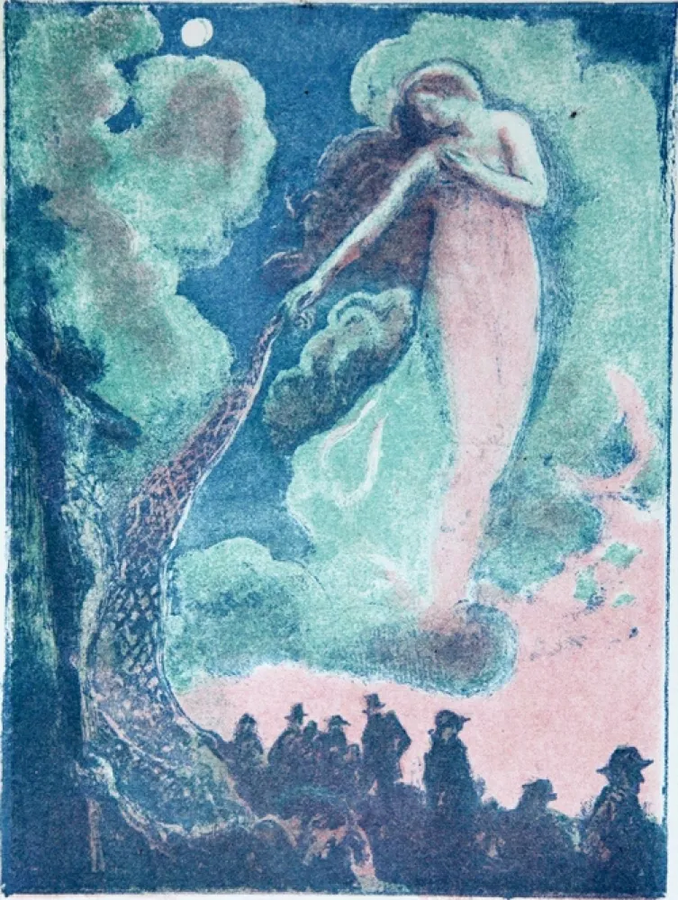 挿絵入り本 Denis - Francis Thompson.  Poèmes.